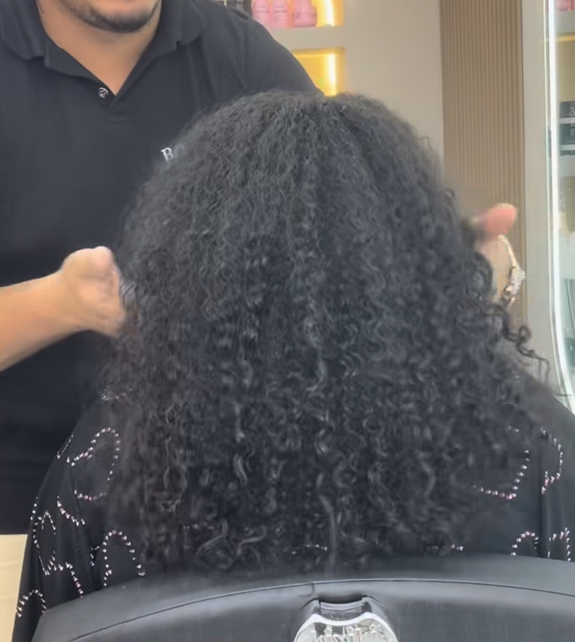 Antes — Alisamento