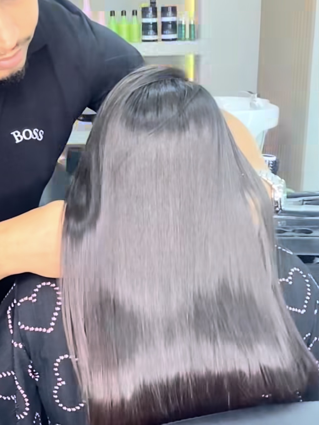 Depois — Alisamento